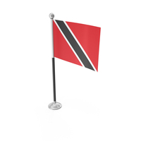 Trinidad and Tobago Desk Small Stand Flag PNG & PSD Images