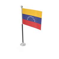 Venezuela Desk Small Stand Flag PNG & PSD Images