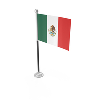 Mexico Desk Small Stand Flag PNG & PSD Images