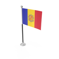 Andorra Desk Small Stand Flag PNG & PSD Images