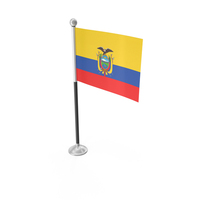 Ecuador Desk Small Stand Flag PNG & PSD Images