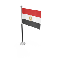 Egypt Desk Small Stand Flag PNG & PSD Images