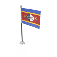 Eswatini Desk Small Stand Flag PNG & PSD Images