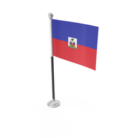 Haiti Desk Small Stand Flag PNG & PSD Images