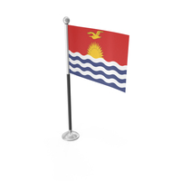 Kiribati Desk Small Stand Flag PNG & PSD Images