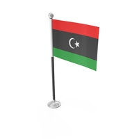 Libya Desk Small Stand Flag PNG & PSD Images