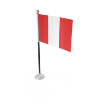 Peru Desk Small Stand Flag PNG & PSD Images