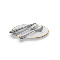 Dinnerware Gold PNG & PSD Images