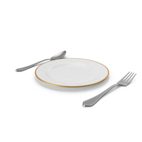 Dinnerware Gold PNG & PSD Images