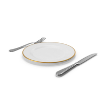 Dinnerware Gold PNG & PSD Images