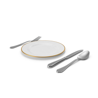 Dinnerware Gold PNG & PSD Images
