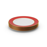 Plate Six Red PNG & PSD Images