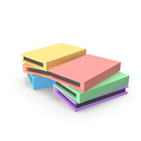 Toon Study Books PNG & PSD Images