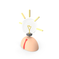 User Face Bulb Light PNG & PSD Images