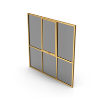 Gold Panoramic Windows PNG & PSD Images