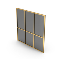 Gold Panoramic Windows PNG & PSD Images