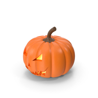 Halloween Pumpkin Cartoony PNG & PSD Images