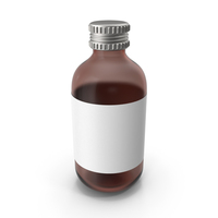 Medicine Glass Bottle Mockup PNG & PSD Images