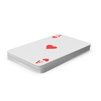 Playing Cards Stack Ace Of Heart PNG & PSD Images