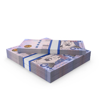 Currency 500 Riyals Lots  Bill PNG & PSD Images