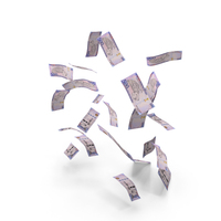 500 Riyals Notes Few Falling Money PNG & PSD Images