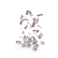 Falling 500 Riyals Notes PNG & PSD Images