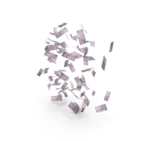 Few 500 Riyals Notes Falling Money PNG & PSD Images
