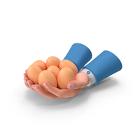 Hand Holding Brown Eggs PNG & PSD Images
