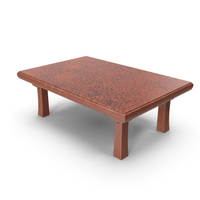 Floor Low Tea Table Red PNG & PSD Images
