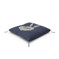 Floor Sitting Pillow Blue PNG & PSD Images