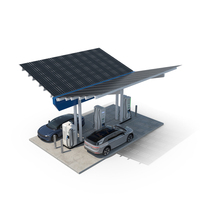 Lucid Electric Cars On EVgo Fast Charging Station PNG & PSD Images