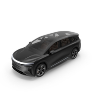 Modern Electric SUV Generic Black Lights Off PNG & PSD Images
