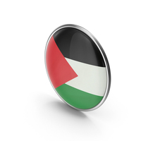 Badge Palestine Flag PNG & PSD Images