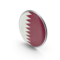 Badge Qatar Flag PNG & PSD Images