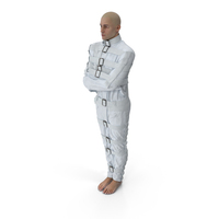Male Figure in Straitjacket PNG & PSD Images