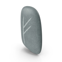 Fehu Rune Stone PNG & PSD Images