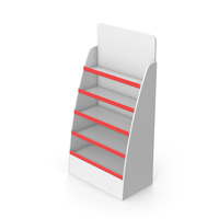 Red Display Stand PNG & PSD Images