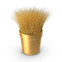 Pot Grass Metal PNG & PSD Images