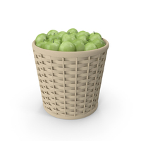 Basket Apple Market PNG & PSD Images