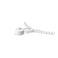 Padlock Open Chain Side Clay PNG & PSD Images