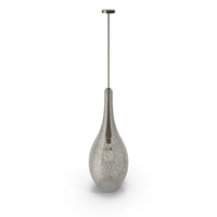 Teardrop Pendant Mercury Glass PNG & PSD Images