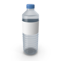 500ml PET Water Bottle Mockup PNG & PSD Images