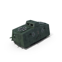 Sturmpanzerwagen A7V Deutscher WW1 Panzer PNG & PSD Images