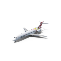 Volotea Boeing 717-200 Commercial Jet PNG & PSD Images