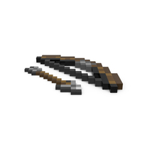 Minecraft Bow And Arrow PNG & PSD Images