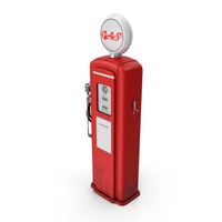 Vintage Gas Pump PNG & PSD Images