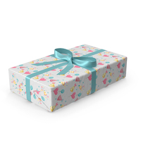 Birthday Wrapped Gift Box PNG & PSD Images