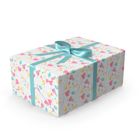 Birthday Wrapped Gift Box PNG & PSD Images