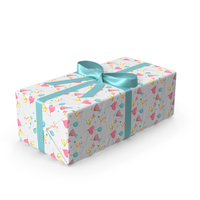 Birthday Wrapped Gift Box PNG & PSD Images