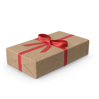 Brown Wrapped Gift Box PNG & PSD Images